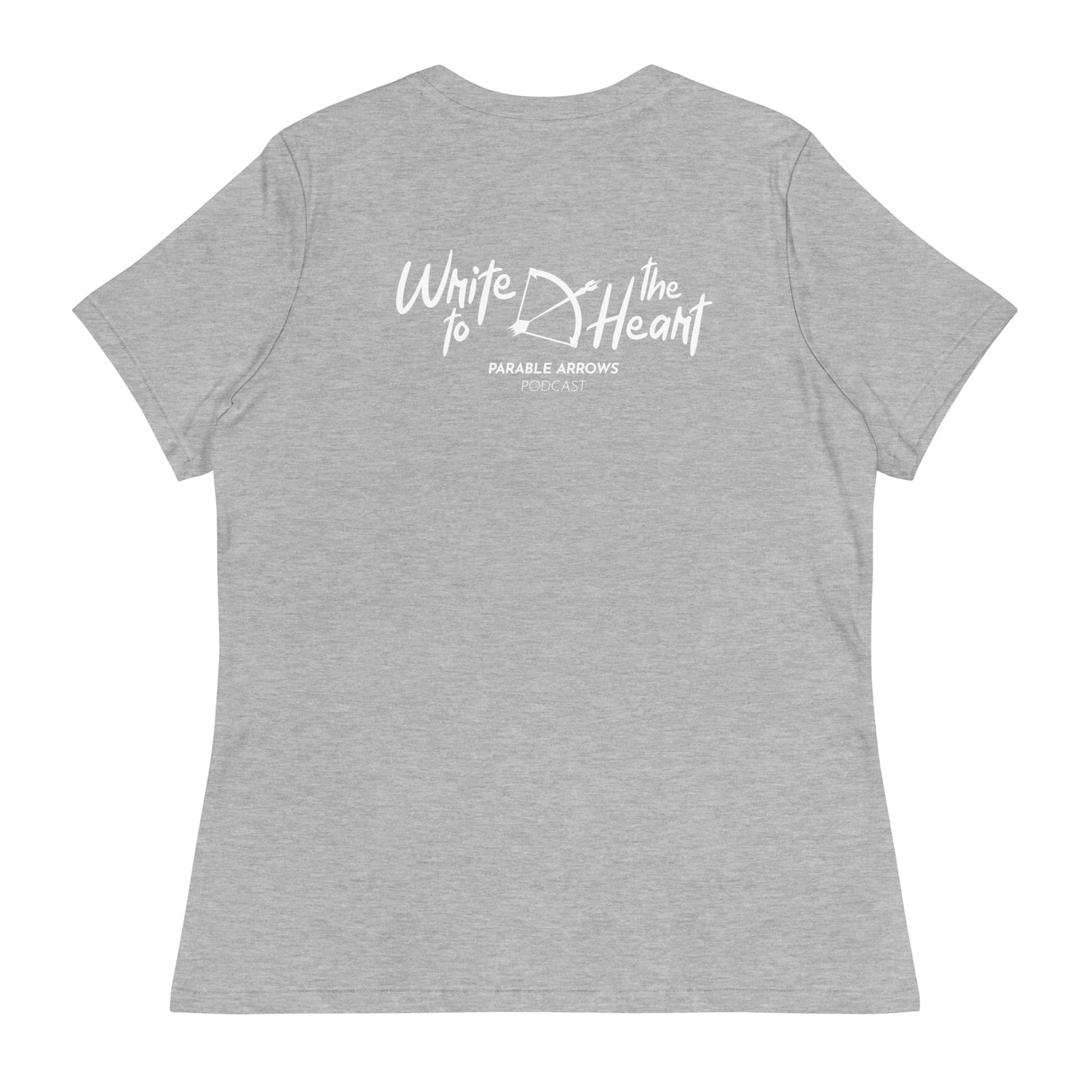 Write to the Heart Back Print with Logo Front
