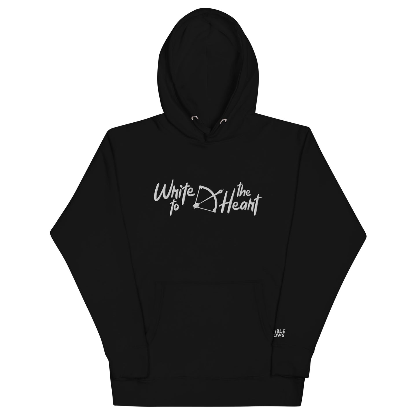 Write to the Heart Embroidered Hoodie